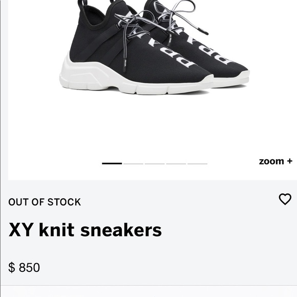 LIKE NEW Prada XY Knit Sneakers - Picture 9 of 15